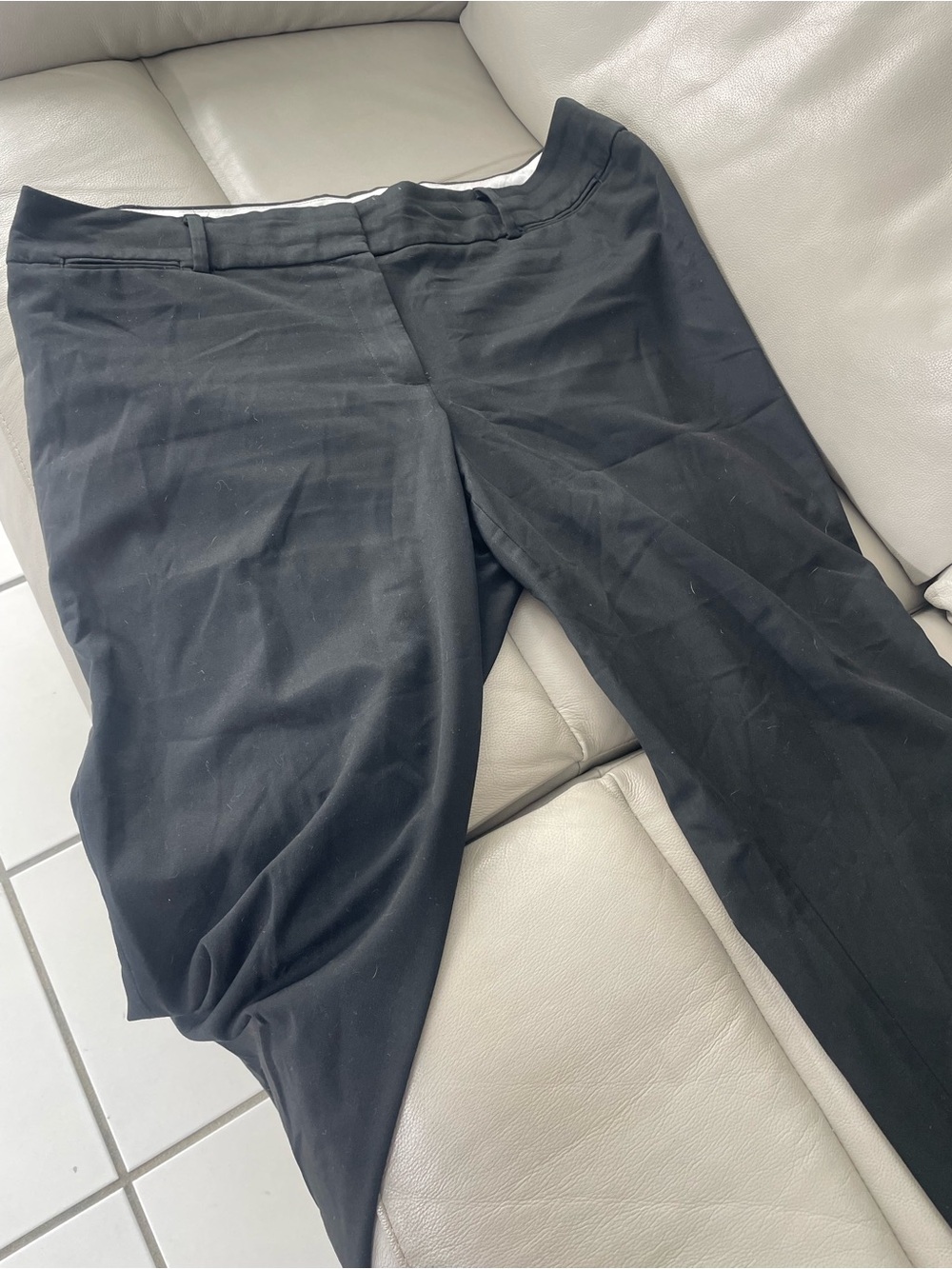 LOFT Men's Black Dress Slacks - Tailored Workwear
